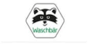 Waschbär Gutscheine Waschbär Logo